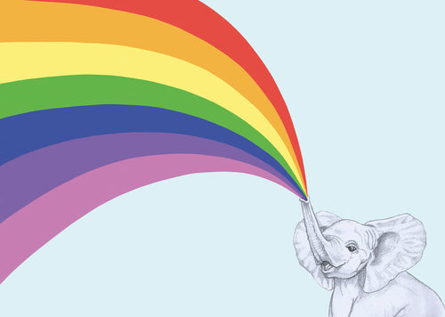 rainbow elephant