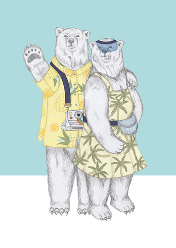 holiday couple bears